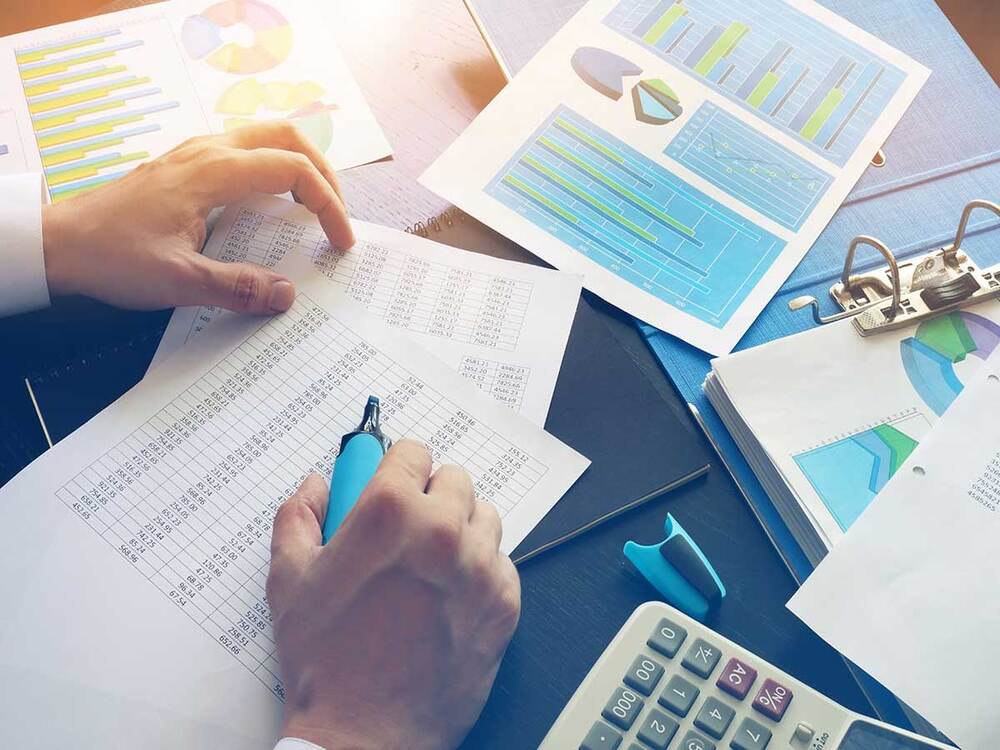 Interfaz del programa de contabilidad